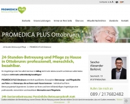 Website PROMEDICA PLUS Ottobrunn