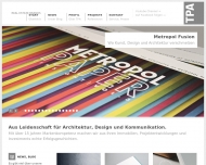 Website TPA Agentur f�r Kommunikationsdesign