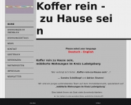 Bild Koffer rein zu Hause sein