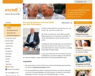 Website Alten- u. Seniorenheim avendi Senioren Service