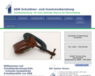 Website ADN Schuldner- und Insolvenzberatung g