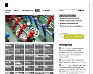 Website SIGNUM communication Werbeagentur