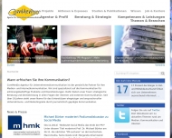 Bild Webseite Commendo Agentur für Unternehmenskommunikation München