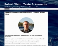 Bild Robert Welz  Werbetexte, Konzepte, Drehbcher
