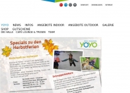 Website YOYO - deine Kletterhalle