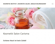 Website KOSMETIK INSTITUT CARISMA