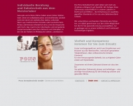 Website Pons Dentaltechnik