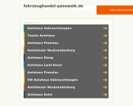 Bild Fahrzeughandel und Service GmbH Pasewalk