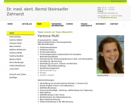 Website Steinseifer Bernd Dr. Zahnarzt , Vogel Annemarie Zahn�rztin