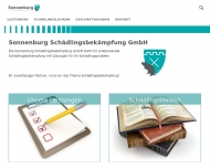 Website Sonnenburg Schädlingsbekämpfung