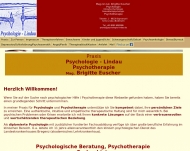Website Psychologie Lindau Psychotherapie, Mag. Brigitte Euscher