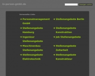 Bild In Person GmbH Arbeitsvermittlung