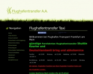 Website BLU Taxi Rüsselsheim