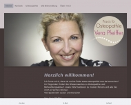 Website Praxis für Osteopathie Vera Pfeiffer