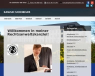 Website Kanzlei Scheibeler