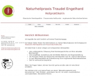 Website Naturheilpraxis Traudel Engelhard