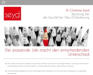 Bild Dr. Christina Seyd | Beratung bei der beruflichen (Neu-)Orientierung