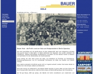 Website bauer holz