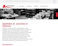 Bild Apotheke Dr. Anschtz in Geismar, mit Postagentur