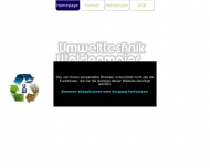 Website Umwelttechnik Waldenmaier