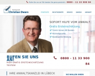 Website Rechtsanwalt Christian Dwars