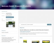 Bild Behrens GmbH Minerall-Produkte