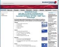 Website EUMATRON Medizintechnik für Sauerstoff-Therapie