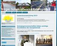 Bild Brger-Solarkraftwerke Rosengarten eG