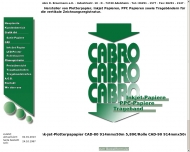 Cabroplan, Hersteller f?r Plotterpapier, Tragestreifen