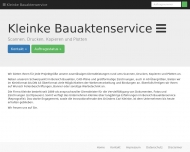Bild Kleinke Bauaktenservice