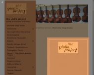 Bild the violin project - Thomas Mthing GbR