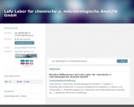 Bild LAFU Labor fr chemische und mikrobiologische Analytik GmbH