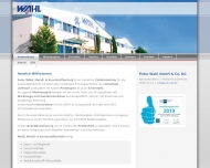 Bild Wahl Peter GmbH & Co Metall- und Kunststofftechnik