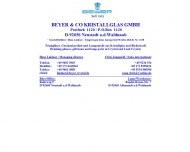 Bild BEYER & CO. KRISTALLGLAS GMBH