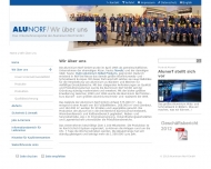 Website ALUMINIUM NORF Gesellschaft