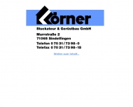 Bild Krner Stuckateur u. Gerstbau GmbH