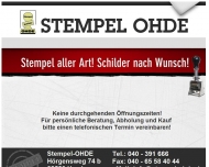 Bild Stempel OHDE Schilder
