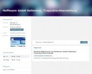 Bild Hoffmann GmbH Hallenbau, Trapezblechherstellung