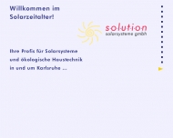 Bild SOLUTION Solarsysteme GmbH Vertrieb und Montage