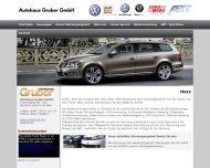 Website Volkswagen - Audi-Partner Autohaus Gruber