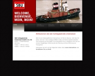 Website SBU-Schleppbetrieb Unterweser
