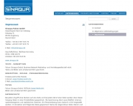 Website Sinaqua Waterless Systems