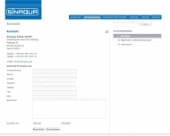 Website Sinaqua Waterless Systems