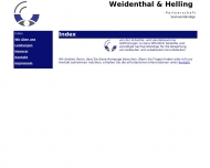 Website Sachverständige Weidenthal & Helling - Partnerschaft Sachverständige für Grundstücks- u. Gebäudebewertung
