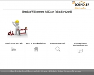 Website Klaus Schindler