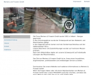 Bild Mertens & Frowein GmbH & Co. KG Maschinenfabrik fr Sondermaschinen Maschinenbau