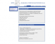 Website Makler & Wirtschaftsforum Finanzberatung