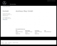Bild Autohaus Mayr GmbH Autorisierter Mercedes-Benz-Service u. Vermittlung