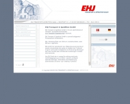 Website EHJ Transport & Spedition