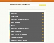 Bild Autohaus Bachhuber GmbH & Co. KG